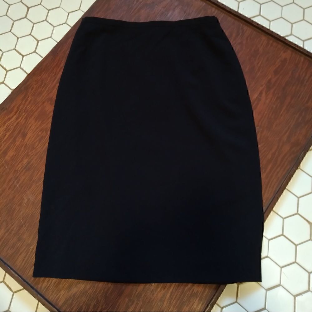 Escada Neiman Marcus Wool Pencil Skirt